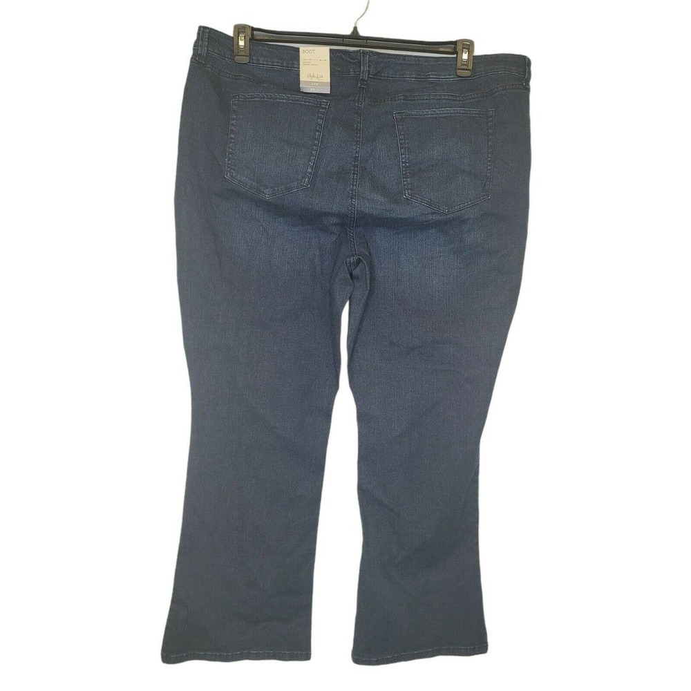 Style & Co Womens Mid Rise Boot Leg Jean - Picture 2 of 5